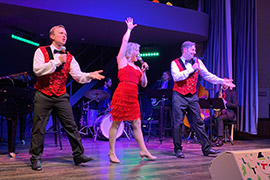 Entertainment on                                                    board the American                                                    Duchess