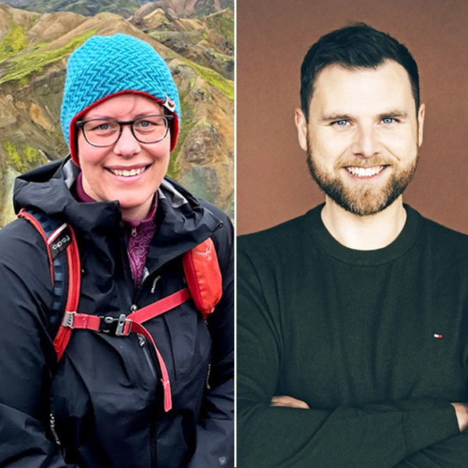 Elin Bjork and Saevar Helgi Bragason
